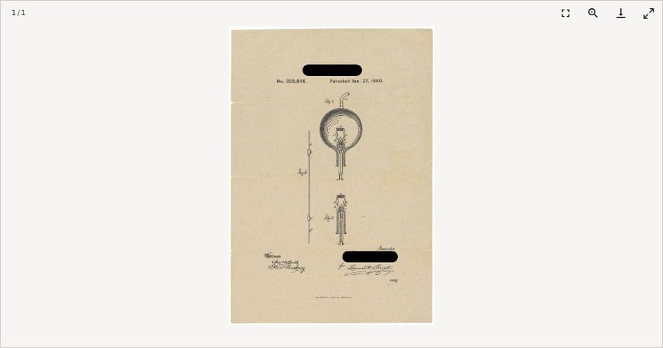 What is Patent Number 223,898? - DocsTeach